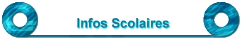 Infos Scolaires